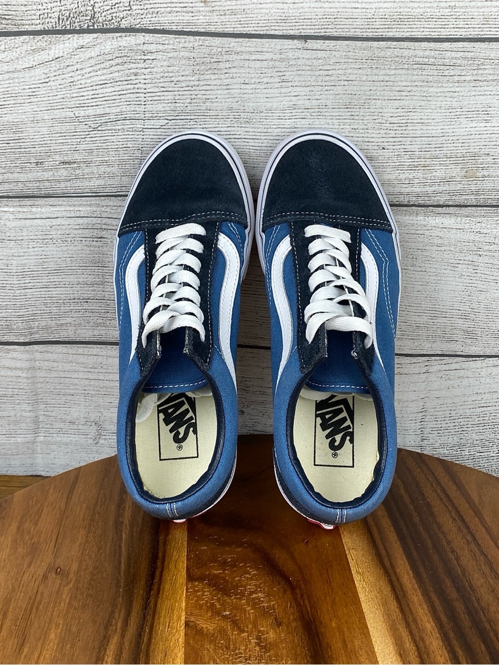 Vans Old Skool Navy Blue Lace Up Shoes Women’s Size 7.5 / Men’s Size 6 - Picture 10 of 12